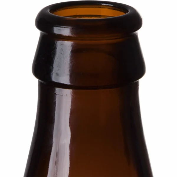Durable Amber Glass Beer Bottle - Ideal for Craft Brewing