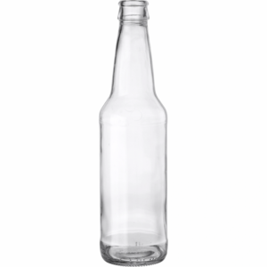Flint Glass Long Neck Beer Bottle - 12 oz. (355 ml) - Pry-Off Crown Closure