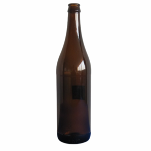Sparkling Amber Glass Beer Bottle - 500ml Size
