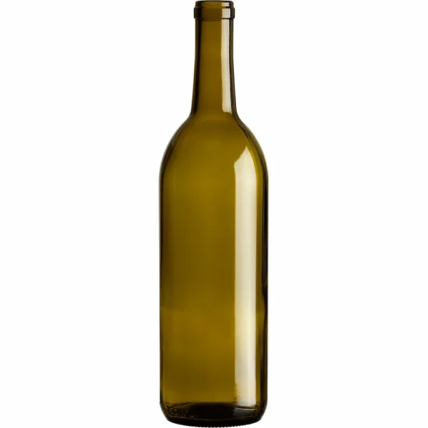 Antique green Bordeaux wine bottles - 750ml