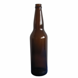 Long Neck Beer Bottle Amber Glass