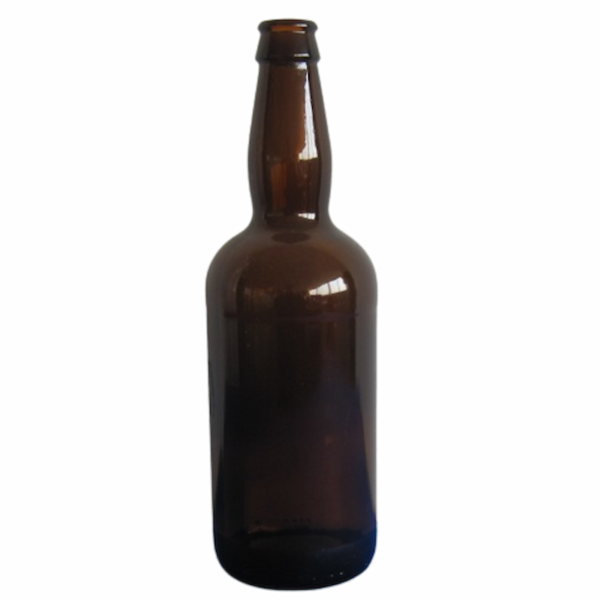 Premium Amber Glass Beer Bottle with Airtight Cork Closure