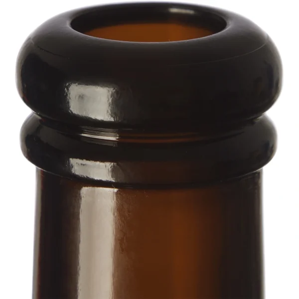 UV-Protected Amber Glass Bottle for Homebrewed Belgian Ales