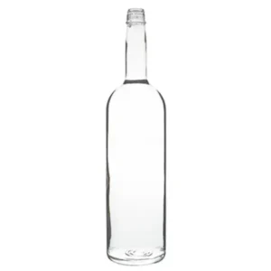 High Clarity Flint Glass Tequila Bottle