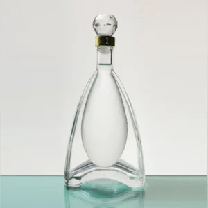 Flint Glass Cognac Bottle for sale