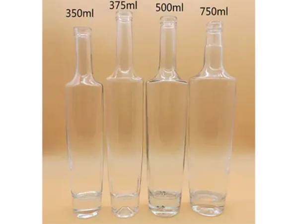 Sophisticated 350ml Tall Round Tequila Bottle