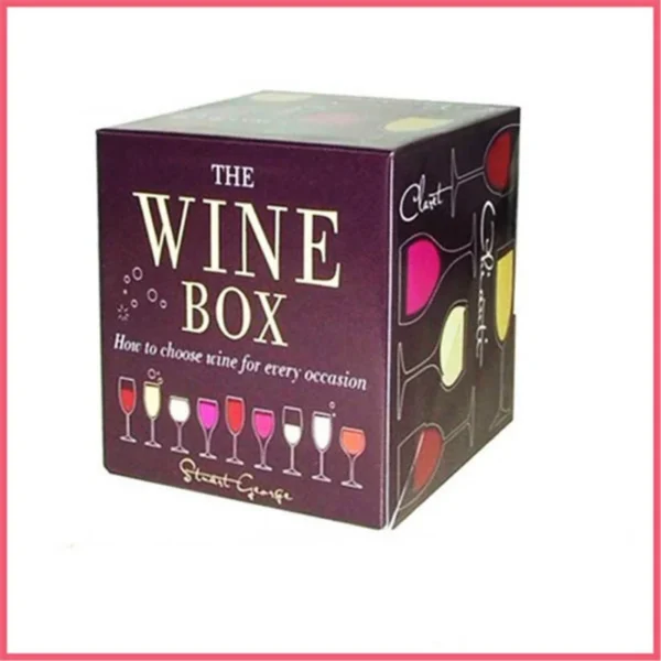 Custom Logo Printed Corrugated Paper Wine Rum Vodka Glass Bottles Packaging Carton Box with Inserts